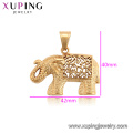 34202 xuping gold plateado animal forma serie elefante neutral colgante